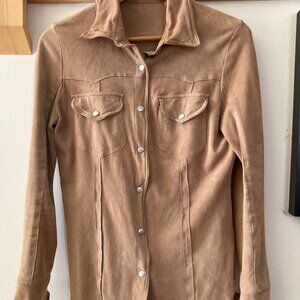 Leather Suede Shirt